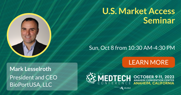 BioPortUSA, Mark Lesselroth presents at the Medtech Conference 2023